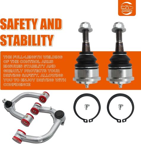 Front Upper Control Arms with Ball Joint for 2005-2024 Toyota Tacoma & Hilux & Fortuner,2-4" Lift Tubular Control Arms Replacement OEM Arms in Saudi Arabia