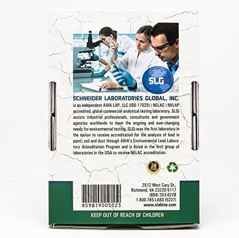 مجموعة اختبار الرصاص في الطلاء أو الغبار أو التربة 1PK (5 حافلة). داي) شنايدر لابس in Kuwait