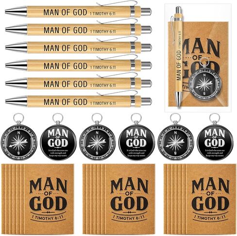 25 مجموعة من الهدايا رجل الله تشمل 25 بوصلة مسيحية صغيرة ، 25 دفاتر دينية ، 25 أقلام الخيزر in Kuwait