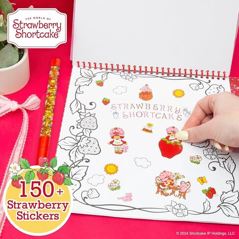 Strawberry Shortcake Doodle Sketchbook, 20-Page Cute & Small Sketchbook, Cute Coloring Book, Strawberry Shortcake Accessories and Toys, Strawberry Shortcake Coloring Book in Saudi Arabia