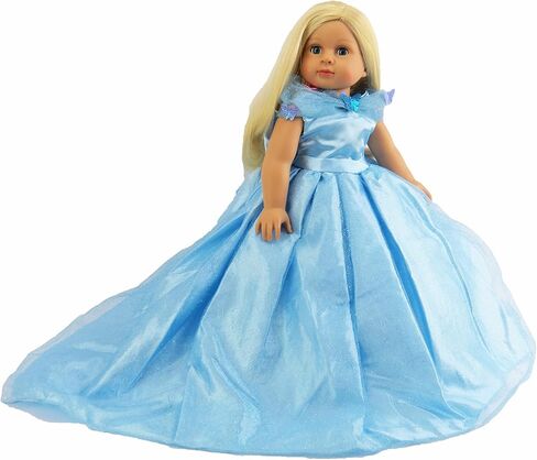 American Fashion World Esmeralda Gypsy Dress Set for 18-Inch Dolls |Head Scarf Included | Premium Quality & Trendy Design | Dolls Clothes | Outfit Fashions for Dolls for Popular Brands in Saudi Arabia