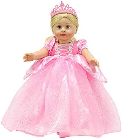 American Fashion World Esmeralda Gypsy Dress Set for 18-Inch Dolls |Head Scarf Included | Premium Quality & Trendy Design | Dolls Clothes | Outfit Fashions for Dolls for Popular Brands in Saudi Arabia