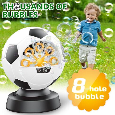 Basketball Bubble Machine, Toy for Ages 5-7 Year Olds, Kids & Toddlers, Birthday Gift for 3 4 5 6 7 8 Year Old Boys Girls, Suitable for Party, Outdoor & House Activities with Bubbles in Saudi Arabia