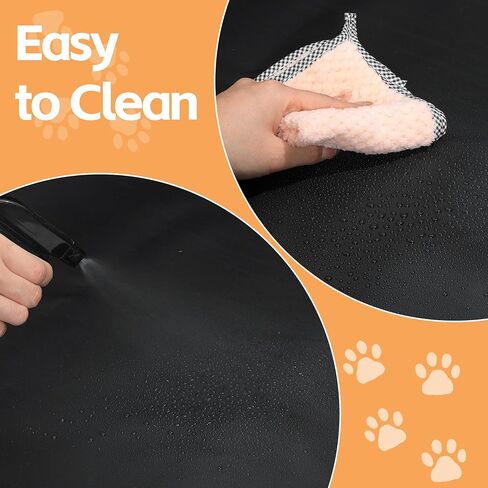 HOMBYS Dog Pee Pad Holder with High Walls, No-Spill Indoor Potty for Large Dogs, Foldable Puppy Litter Box, 24 x 24 x 17.7 Inches, Black,Patent Pending in Saudi Arabia