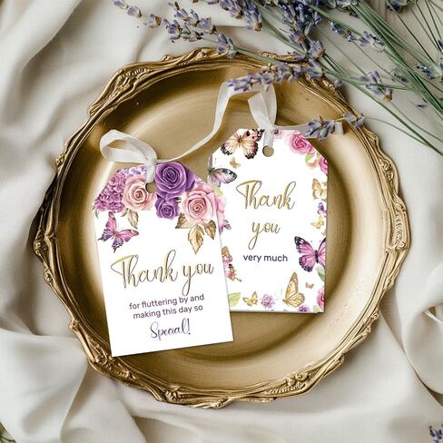 CHGCRAFT 120 PCS Gift Tags Sunflower Kraft Paper Gift Tags with String 3x2in Thank You Present Labels for Gifts for Women's Day Wedding Holiday Birthday Party Decoration in Saudi Arabia