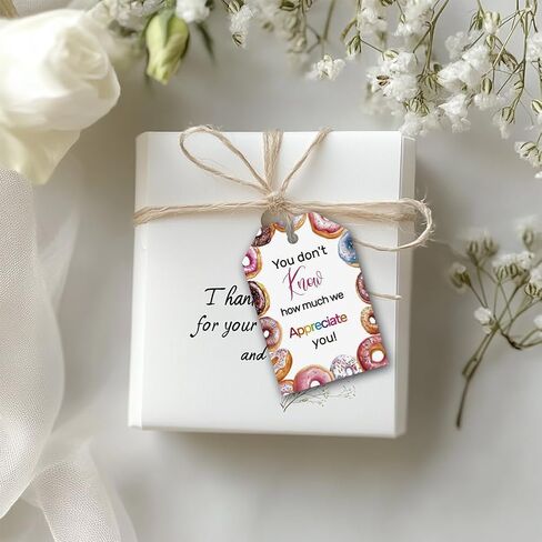 CHGCRAFT 120 PCS Gift Tags Sunflower Kraft Paper Gift Tags with String 3x2in Thank You Present Labels for Gifts for Women's Day Wedding Holiday Birthday Party Decoration in Saudi Arabia