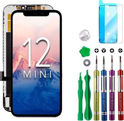 Ace Tech Cellular LCD Screen Replacement Compatible with iPhone 11 6.1 inch (Model A2111, A2223, A2221) 3D Touch Screen Display Digitizer Frame Assembly Repair Kit with Repair Tools in Saudi Arabia