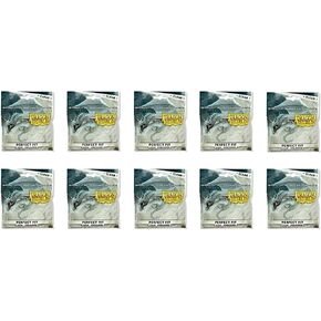 Dragon Shield 100 Sideloader Sideloader Clear Perfet Fit Fit (10 حزم)