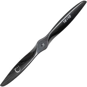 XOAR PJT1 18 بوصة من ألياف الكربون 2-شفرة RC Propeller Propeller للطائرات RC الثابتة الغاز (18x10)