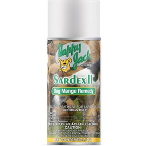 HAPPY JACK Sardex Mange Treatment for Dogs – Odorless & Stainless Itch Relief for Skin Irritations Including Severe Mange, Hot Spots, Fungi, Allergies, Eczema (9.5 oz)