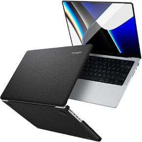Spigen MacBook Pro 16" Urban Fit Black & MacP16 Glas.tR Slim FCBlack(Tape/1P)