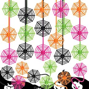 24PCS Halloween Cobweb Sticky Hands Toys for Kids, Stretchy Goodie Bag Stuffers Toys for Halloween Party Favor Supplies, Spider Web Sticky for Boys Girls Classroom Prizes
