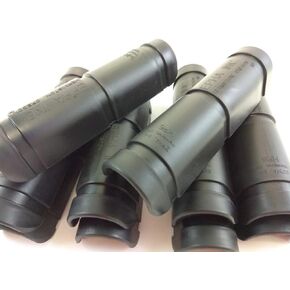Epha HP6-B 3.25 "× 6" حماة خرطوم الهيدروكربون الأسود (PKG/10)