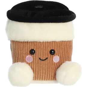 Aurora® Adorable Palm Pals™ Essie Coffee Cup™ Stuffed Animal - Fun Collectible Plush for Kids and Adult Collectors - Perfect for Decorating Rooms and Birthday Gifts - White 5 Inches