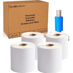 2 x 3 Inches Thermal Transfer Label & 2.52" x 244' Thermal Ribbon Kits