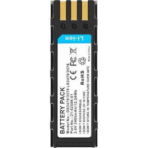 3400mAh Barcode Scanning Battery for Symbol DS3478, DS3578, DSS3478, LS3478, LS3578, NGIS, XS3478 MOTOROLAMT2000 MT2070 MT2090 ZEBRAMT2000 MT2070 MT2090 21-62606-01 KT-BTYMT-01R