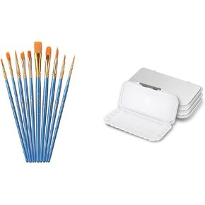 Mr. Pen- Airtight Watercolor Palette with Lid and Paint Brushes