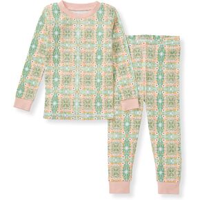 Burt's Bees Baby Baby Girls' Pajamas, Tee and Pant 2-Piece Pj Set, Take Me to Paris 2-PK, 12 Months in Kuwait