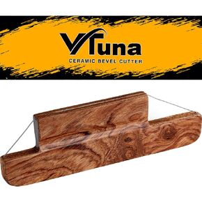 Vtuna Clay Bevel Cutter - أداة قطع الزاوية للفخار والسيراميك ، المقبض الخشبي والأسلاك الفولاذية لمشاريع بناء الألواح