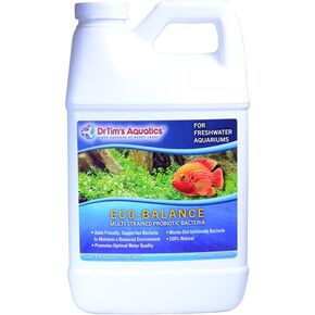 Drtim’s Aquatics Freshwater Bollance Probiotic Solution-بالنسبة لخزانات أسماك المياه العذبة ، وحوادث السمك-الكائنات غير الودية ، وتعزيز جودة المياه المثلى-طبيعية 100 ٪-64 أوقية.