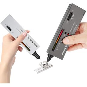 Tester Pen Pen Jeweler Tool SecoreCtion II Moissanite Tester Tester Tool Tool Tool Tool Tool ، التمييز بينكما و Moissanite مع حقيبة PU ودقيقة