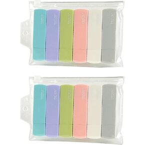 12PCS White Out Tapes, Instant Correction Tape, Colorful Correction Rollers, Cute White Out Tape Applicator Set for Students Office Workers Home School Stationery Supplies
