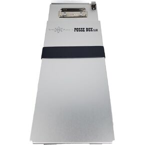 Posse Box-Boot-bottom Cite Caddy CHP-51-S · الفضة الألومنيوم المختلطة · 12-1/8 "× 4-1/2" × 3/4 "