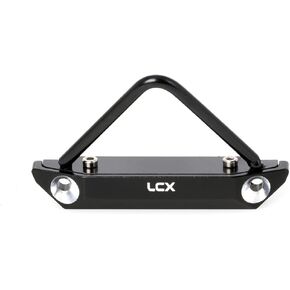 LCX Racing 1/24 RC Crawler Car CNC CNC مصد أمامي من الألومنيوم ل SCX24 المحوري ، ترقيات أجزاء ملحقات الأجزاء