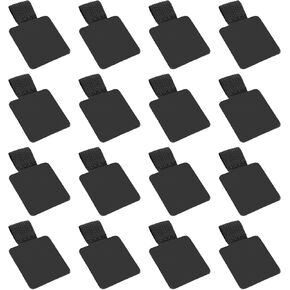 16 PCS PEN LOOP HOLDER ، حامل القلم للكمبيوتر المحمول لمكتب اللمسات الالتصاق المصنوعة من الجلود ، حلقة قلم مرنة مصممة لمكاتب المجلات المجلات ، مكتب مخططو ، مكتب المدرسة (الأسود)