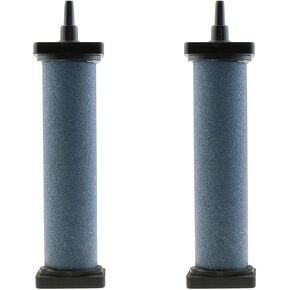 2PCS 5.3x1.2inch Airstone Cylinder Bubbler Fish Tank Airstone Oxygenated Aquarium Suitable for Hydroponic Systems Pond Aquariums Fish Tank