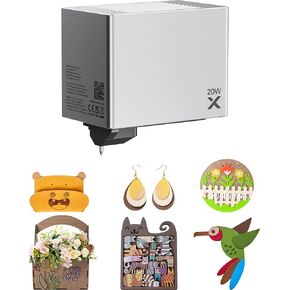 وحدة ليزر 20W 20W لآلة M1 Ultra Craft ، وحدة قطع الليزر القوية ، نقش فعال وقطع على الخشب ، الأكريليك ، المعادن ، الجلود ، إلخ ، ل DIY ، هدية مخصصة ، والأعمال التجارية الصغيرة