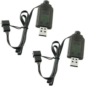2pcs شحن USB شحن SM-4P ل RC Car/Boat/Gel Ball Blaster 7.4V Li-ion بطارية