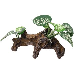 Fish Tank Decorations,Pets Fish Aquarium Decor Ornaments Silk Plants Leaf Pad Hammock for Fish Tank Decoration,Type-1