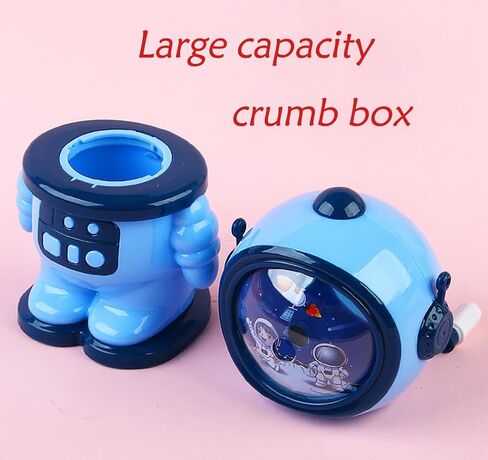 Wenlly Hand Crank Manual Pencil Sharpener, self-Feeding, Blue Astronaut Pencil Cutter for Classroom & officee in Saudi Arabia