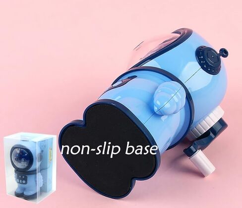 Wenlly Hand Crank Manual Pencil Sharpener, self-Feeding, Blue Astronaut Pencil Cutter for Classroom & officee in Saudi Arabia
