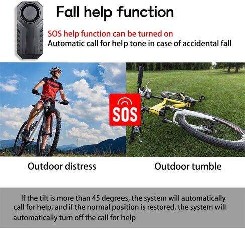 Bike Alarm USB Rechargeable with Mount, NineLeaf Bike Alarm with Remote, Bicycle Alarm System Anti Theft Wireless Bicycle Vibration Motion Sensor 110dB Loud Security for Vehicle Trailer Motorcycle in Saudi Arabia
