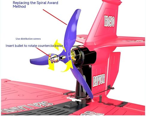3 Sets of Spare H650 RC Airplane propellers (3 Sets of propellers) in Saudi Arabia