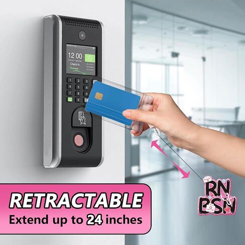 RN BSN بكرات حامل الشارة القابلة للسحب مع مقطع معرف لبطاقة علامة التمريض الممرضة المسجلة ، RN BSN الملحقات لممرضات العمل in Kuwait