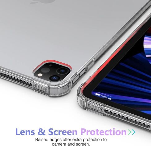 حافظة شفافة من Callyue لجهاز iPad Mini 5 / Mini 4 / Mini 3 2 1، غطاء حماية جانبي من السيليكون المطاطي الناعم لجهاز Apple iPad Mini 7.9 بوصة اللوحي - شفاف in Kuwait