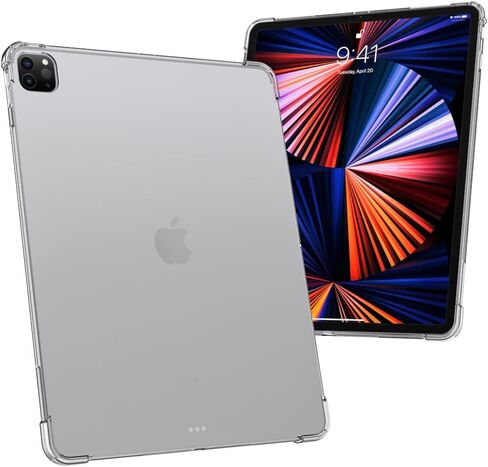 حافظة شفافة من Callyue لجهاز iPad Mini 5 / Mini 4 / Mini 3 2 1، غطاء حماية جانبي من السيليكون المطاطي الناعم لجهاز Apple iPad Mini 7.9 بوصة اللوحي - شفاف in Kuwait