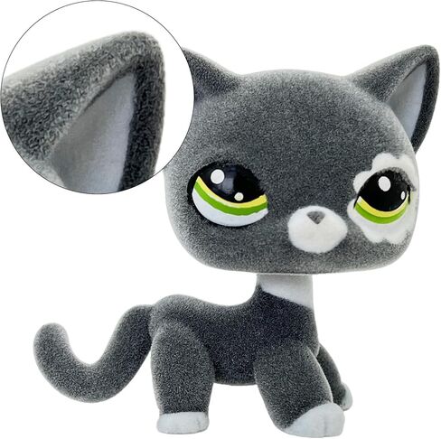 2pcs مخصصة مصنوعة مخصصة شخصية حيوانية غامضة كولي عظمى dane dachshund cocker spaniel الكلب القصيرة قطة القديم القديم لعبة Pet Shop حفلة عيد ميلاد ( #184 و #577) in Kuwait