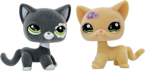 2pcs مخصصة مصنوعة مخصصة شخصية حيوانية غامضة كولي عظمى dane dachshund cocker spaniel الكلب القصيرة قطة القديم القديم لعبة Pet Shop حفلة عيد ميلاد ( #184 و #577) in Kuwait