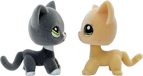 2pcs مخصصة مصنوعة مخصصة شخصية حيوانية غامضة كولي عظمى dane dachshund cocker spaniel الكلب القصيرة قطة القديم القديم لعبة Pet Shop حفلة عيد ميلاد ( #184 و #577) in Kuwait