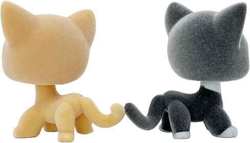 2pcs مخصصة مصنوعة مخصصة شخصية حيوانية غامضة كولي عظمى dane dachshund cocker spaniel الكلب القصيرة قطة القديم القديم لعبة Pet Shop حفلة عيد ميلاد ( #184 و #577) in Kuwait