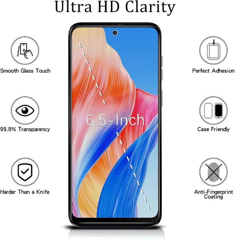 MAYtobe [2-Pack Specially Designed for Motorola Moto G Play (2024) Screen Protector Tempered Glass, No Bubbles, Anti Scratch, Easy to Install in Saudi Arabia
