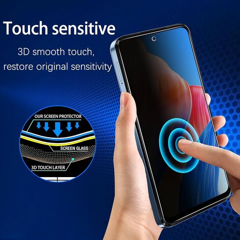 MAYtobe [2-Pack Specially Designed for Motorola Moto G Play (2024) Screen Protector Tempered Glass, No Bubbles, Anti Scratch, Easy to Install in Saudi Arabia