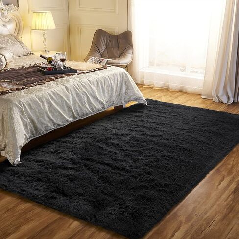 EasyJoy Super Soft Rugs for Living Room, Area Rugs for Bedroom 8x10 Light Gray Fluffy Room Rug, Large Shag Throw Rug for Nursery Kids Room, Cute Mordern Fuzzy Rug for Playroom in Saudi Arabia