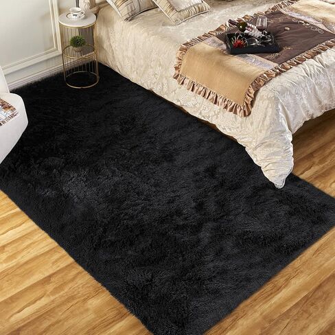EasyJoy Super Soft Rugs for Living Room, Area Rugs for Bedroom 8x10 Light Gray Fluffy Room Rug, Large Shag Throw Rug for Nursery Kids Room, Cute Mordern Fuzzy Rug for Playroom in Saudi Arabia