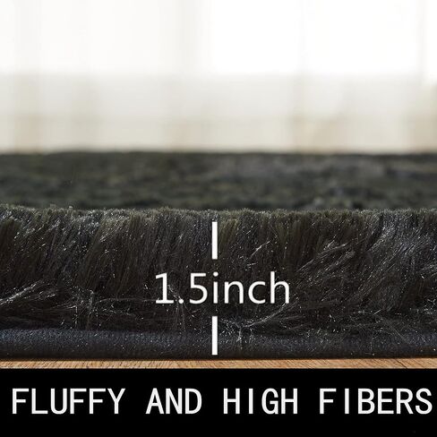 EasyJoy Super Soft Rugs for Living Room, Area Rugs for Bedroom 8x10 Light Gray Fluffy Room Rug, Large Shag Throw Rug for Nursery Kids Room, Cute Mordern Fuzzy Rug for Playroom in Saudi Arabia