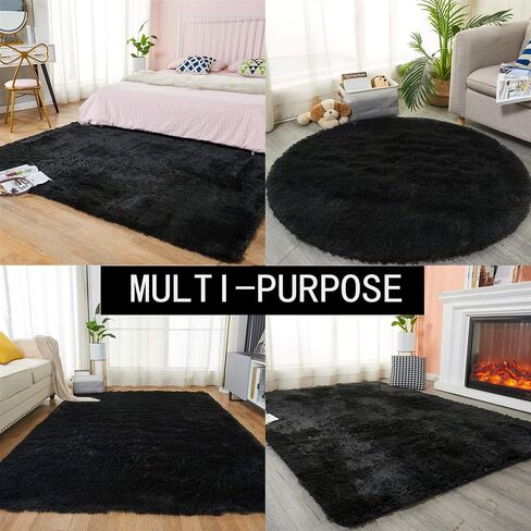 EasyJoy Super Soft Rugs for Living Room, Area Rugs for Bedroom 8x10 Light Gray Fluffy Room Rug, Large Shag Throw Rug for Nursery Kids Room, Cute Mordern Fuzzy Rug for Playroom in Saudi Arabia